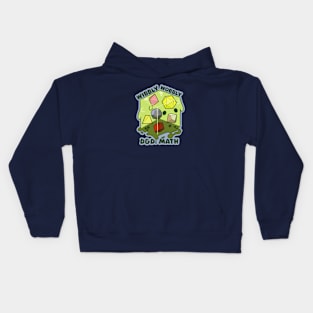 Wibbly Wobbly DND : math cubed slime Kids Hoodie